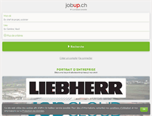 Tablet Screenshot of jobup.ch